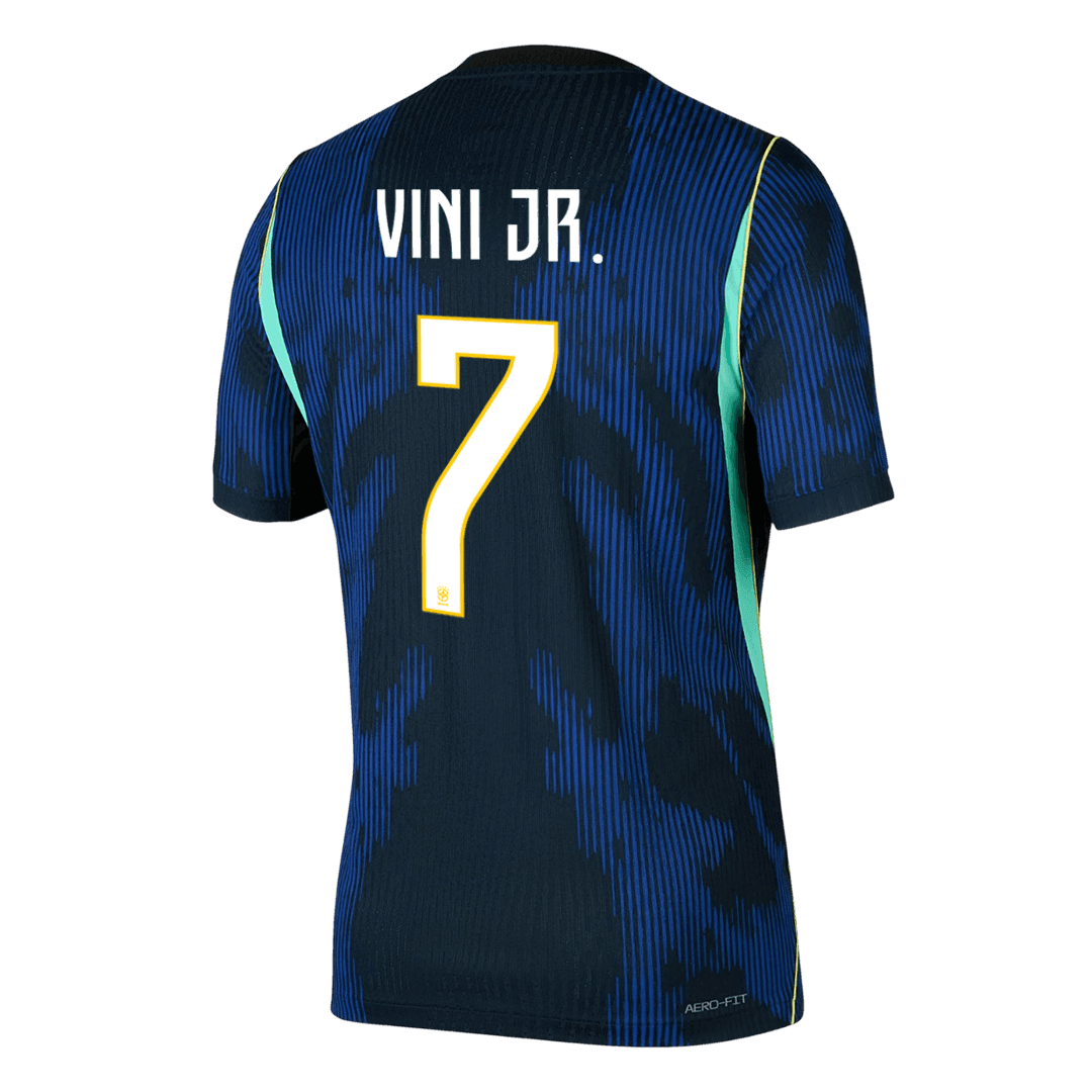 Brazil VINI JR. 7 Away Soccer Jersey Authentic 2026