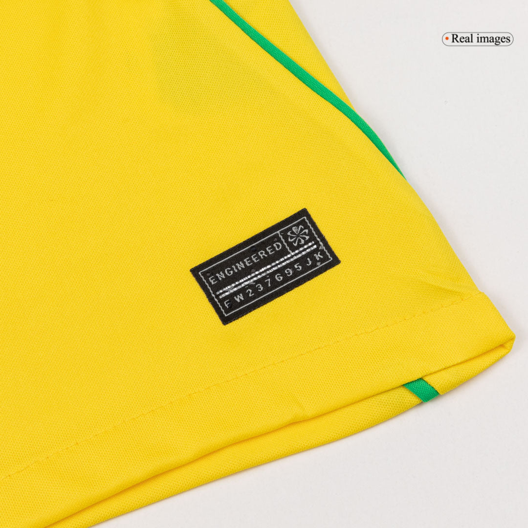 Brazil Home Soccer Jersey World Cup 2026 Yellow