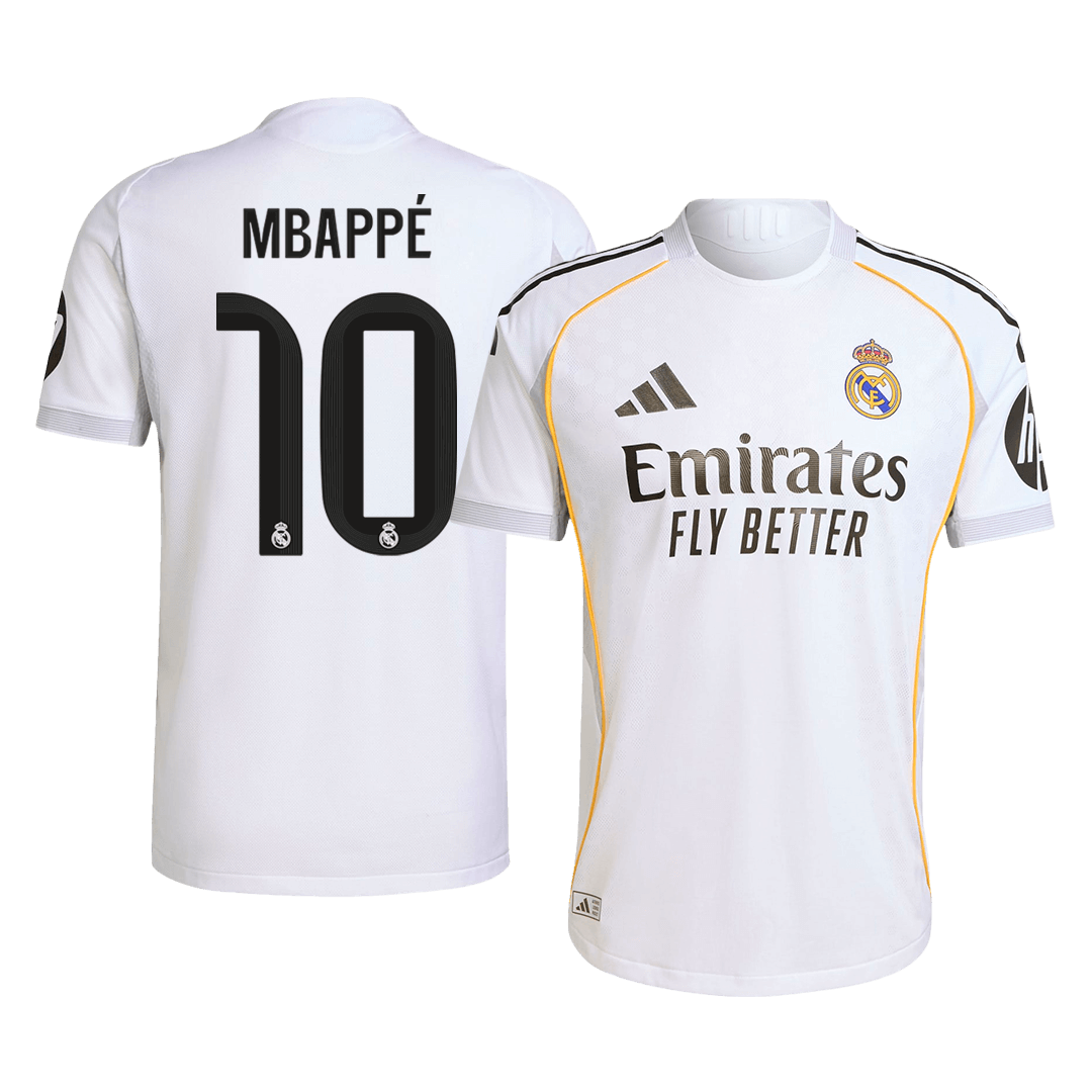 Real Madrid MBAPPÉ 10 Home Soccer Jersey 2025/26