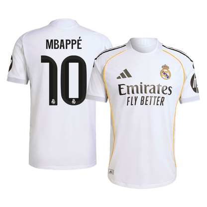 Real Madrid MBAPPÉ 10 Home Soccer Jersey 2025/26