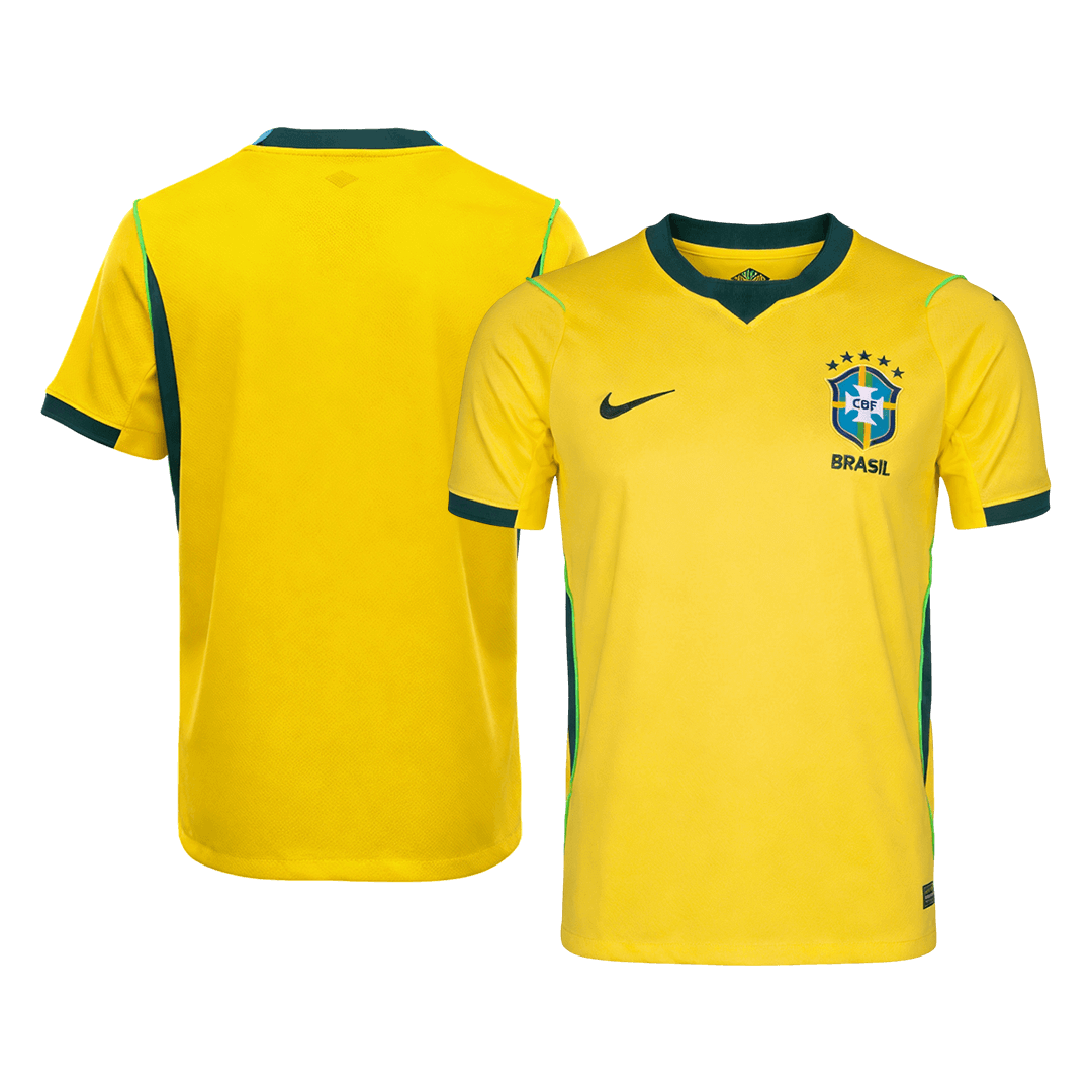 Brazil Home Soccer Jersey World Cup 2026 Yellow