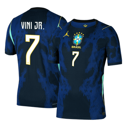 Brazil VINI JR. 7 Away Soccer Jersey Authentic 2026